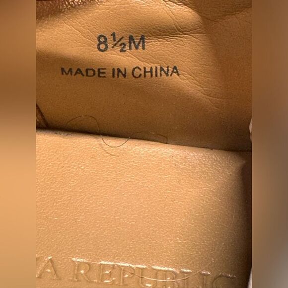 Banana Republic White Leather sneakers size 8.5 - Picture 10 of 10